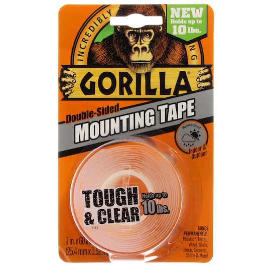 Gorilla Mounting Tape 1in x 60 in 6065101